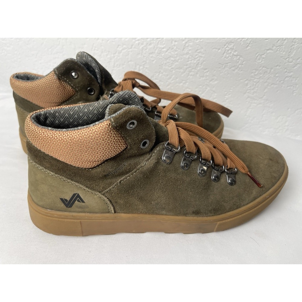 Forsake Lucie Mid Olive Green Leather Hiking Boots Waterproof Women's‎ 8.5